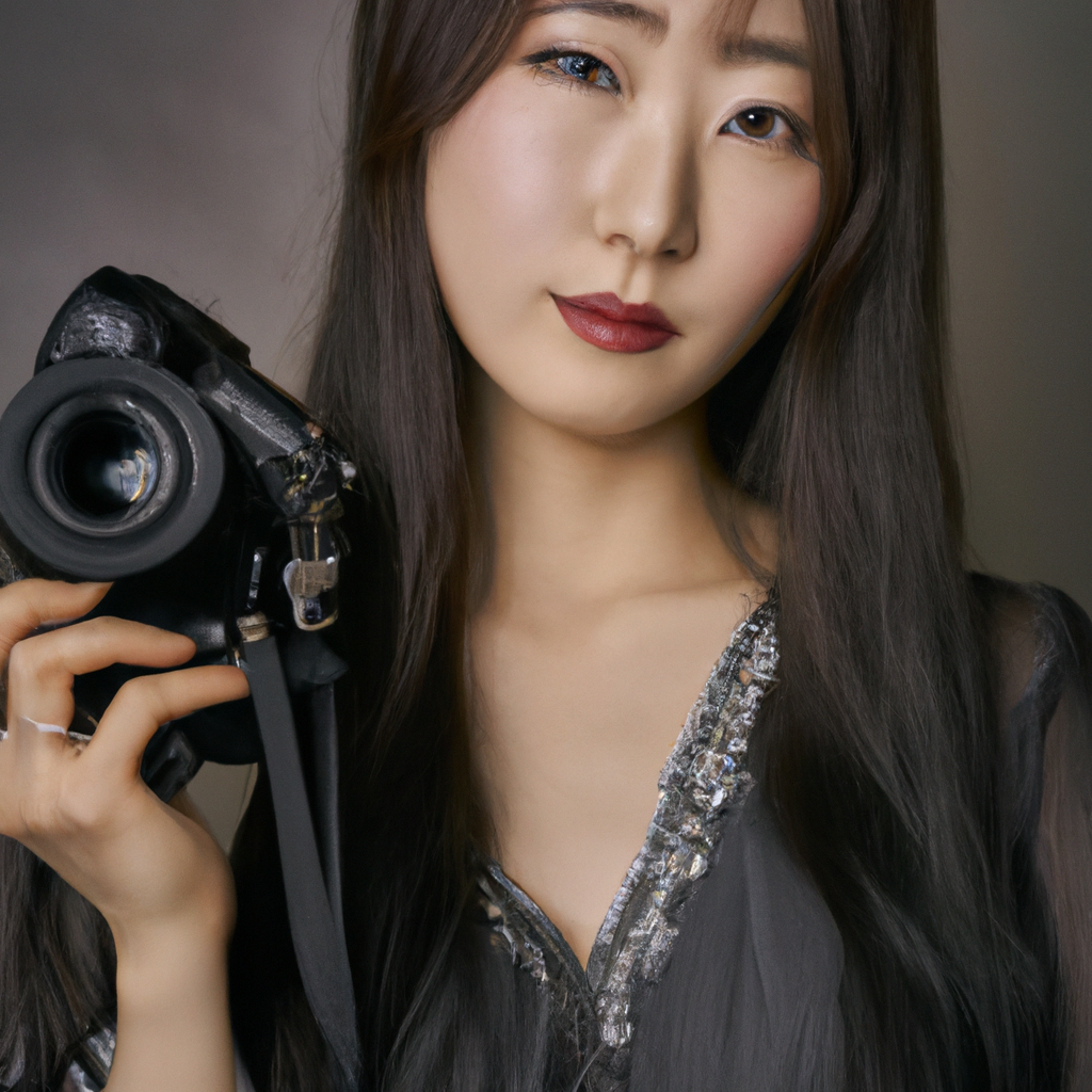 리드 포토그래퍼: 스튜디오에서 부드러운 조명 아래의 한국인 여성 인물